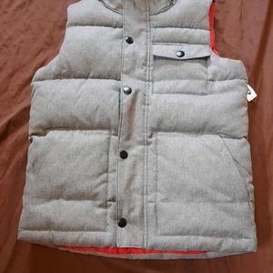 Old Navy Puffer hooded Vest youth large 10-12